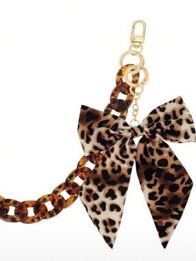 Leopard Bow &Chain Purse accessory